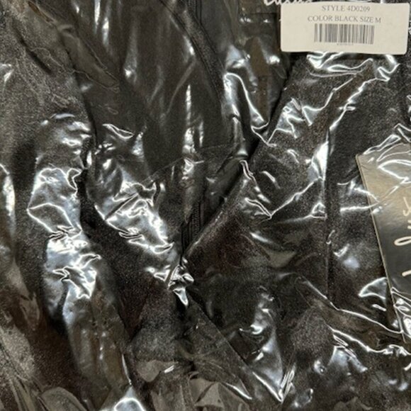 NWT Lulus Aubrianna Black Satin Ruffled Mini Dress - Picture 6 of 8